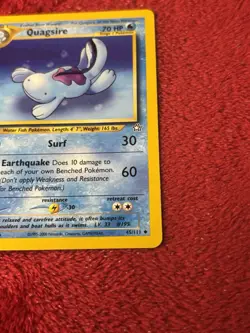 Quagsire 45/111 Neo Genesis Regular 1st Edition Wotc Pokemon Card Lp - Image 4