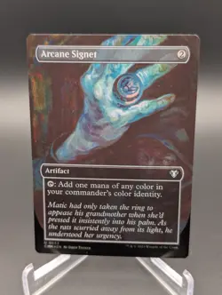 Arcane Signet (Borderless) Commander Masters Foil - Image 1