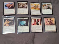 MTG Enchantment x8 Knight's Pledge/Soul Strike Technique/Shadow Lance - Image 1