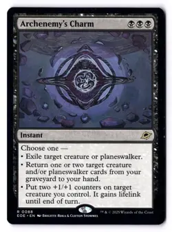 Archenemy's Charm NM* Edge Of Eternities ENGLISH 0088 mtg -UnltdCards - Image 1