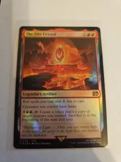 The Fire Crystal FOIL MTG FIN Nm/M - Image 1