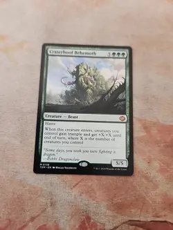 Craterhoof Behemoth Tarkir Dragonstorm MTG NM - Image 1
