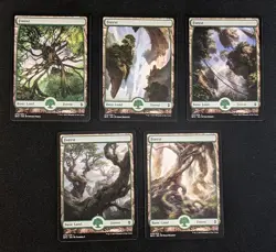 25x Battle for Zendikar FULL ART Basic Lands - MTG Magic - 1 of Each Art - Image 2