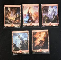 25x Battle for Zendikar FULL ART Basic Lands - MTG Magic - 1 of Each Art - Image 3