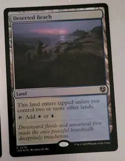 MTG - Innistrad Remastered: Deserted Beach (0276) - Rare Foil - Near Mint - Image 1