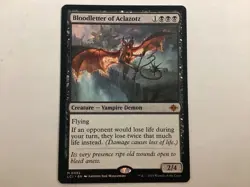 MTG The Lost Caverns Of Ixalan BLOODLETTER OF ACLAZOTZ NM (0167) Graded Power - Image 1