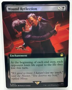 Wound Reflection (Extended Art) Doctor Who MTG Magic the Gathering FOIL (0471) - Image 1
