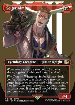 MTG Seifer Almasy - Foil - Borderless NM-Mint Final Fantasy - Image 1