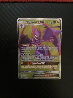 Naganadel GX 230/236 Full Art Ultra Rare Pokemon TCG Unified Minds Near Mint - Image 1