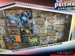 Pokemon TCG SV Prismatic Evolutions Lucario EX & Tyranitar EX Premium Collection - Image 2