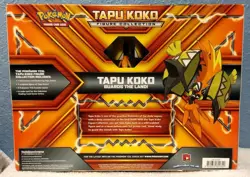 Pokemon TCG - S&M Tapu Koko Figure Collection - 4 Booster Packs - 2017 - Image 2