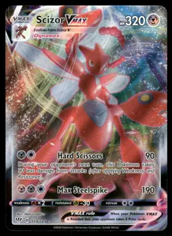 2020 Pokemon SWSH03: Darkness Ablaze Scizor VMAX #119/189 - Raw Ungraded - Image 1