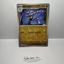 Pokemon 151 Machoke Reverse Holo Uncommon 067/165 Near Mint - Image 1