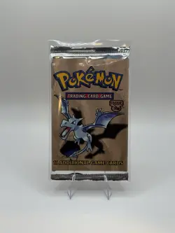 Pokemon TCG Fossil Booster Pack - Aerodactyl Art - Image 1