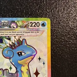 Pokemon TCG Stellar Crown Lapras EX 158/142SV07 Full Art Holo Ultra Rare - Image 4