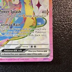 Pokemon TCG Stellar Crown Lapras EX 158/142SV07 Full Art Holo Ultra Rare - Image 5