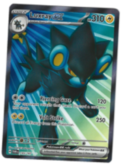 Luxray ex 195/167 Twilight Masquerade Ultra Rare Full Art Holo Pokemon TCG - Image 1