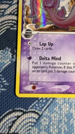 2006 Pokemon EX Dragon Frontiers Lickitung Delta Species Reverse Holo #19/101 - Image 4