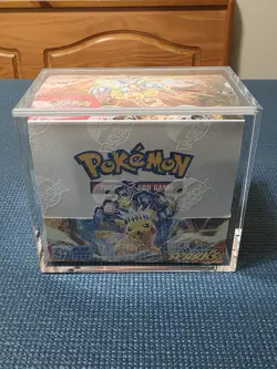 Pokemon Surging Sparks Booster Box With Acrylic Case New - Image 1