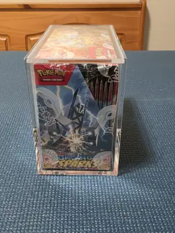 Pokemon Surging Sparks Booster Box With Acrylic Case New - Image 4