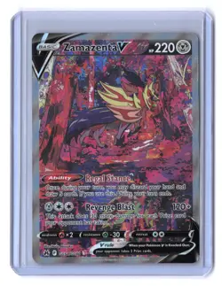 Zamazenta V Full Art GG54/GG70 Crown Zenith Galarian Gallery Pokemon 2023 - Image 1