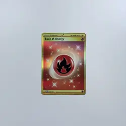 Pokemon TCG - Basic Fire Energy 230/197 | Secret Gold Rare | Obsidian Flames OBF - Image 1