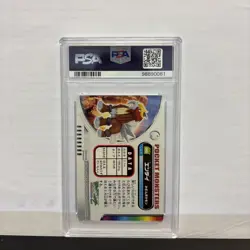 2004 Pokemon Carddass Zukan Entei Holo #80 PSA 7 - Image 2