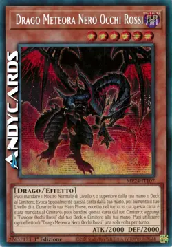 DRAGO METEORA NERO OCCHI ROSSI • Segreta Prismatica • MP24 IT107 • 1Ed • Yugioh! - Image 1