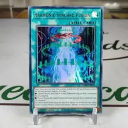 Harmonic Synnchro Fusion MZMI-EN035 Ultra Rare 1st Edition Yugioh Card Near Mint - Image 1