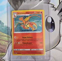 SEALED Special Delivery Charizard SWSH075 Pokemon Promo Card Holo - SWIRL - Image 1