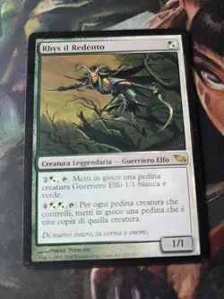 Rhys the Redeemed Shadowmoor Rare Magic the Gathering Card ITALIAN - Image 2