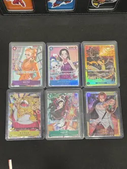 Lot of (6) All SR Super Rare HOLO FOILS One Piece TCG Cards NM Japanese - Image 1