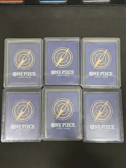 Lot of (6) All SR Super Rare HOLO FOILS One Piece TCG Cards NM Japanese - Image 2