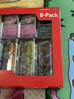 Pokemon Prismatic Evolutions Mini Tin 8-Pack With Promo Cards Costco - Image 4