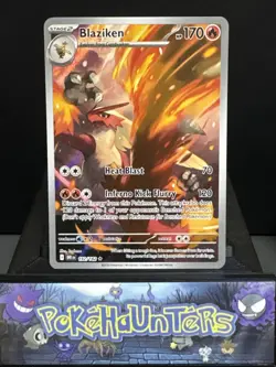 Pokemon Card Blaziken 192/182 Destined Rivals Illustration Rare Near Mint - Image 1