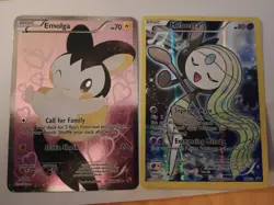 Pokemon Cards Emolga RC23/RC25 & Meloetta XY120 - Image 1
