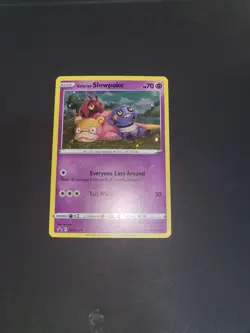 Galarian Slowpoke SWSH126 Black Star Promo Holo Pokemon Card with SWIRL 💫 NM - Image 1