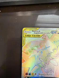 Pokemon TCG Moltres Zapdos Articuno GX Holo Card 69/68 Secret Fates - Image 4