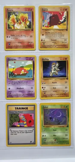 WOTC Pokemon TCG - Team Rocket - 6 Card Lot - Image 1