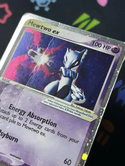 Mewtwo EX Ruby & Sapphire 101/109 Holo Pokemon Card Poor Cond PSA 1 CONTENDER - Image 2