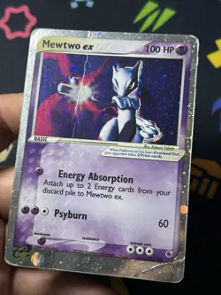 Mewtwo EX Ruby & Sapphire 101/109 Holo Pokemon Card Poor Cond PSA 1 CONTENDER - Image 3