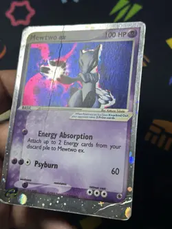Mewtwo EX Ruby & Sapphire 101/109 Holo Pokemon Card Poor Cond PSA 1 CONTENDER - Image 4