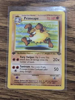 PRIMEAPE - 43/64 - Jungle - Pokemon Card - NM To Mint - Image 1
