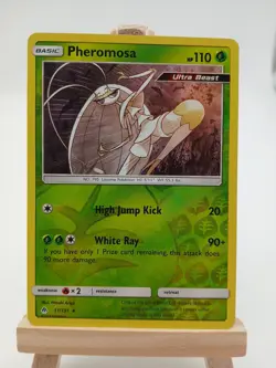 Pheromosa 11/131 - Forbidden Light - Rare Reverse Holo LP Pokemon Card, 2018 - Image 1