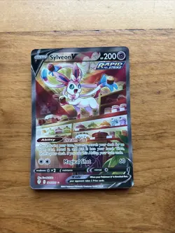 Sylveon V Alt Art Evolving Skies 184/203 Pokemon Card Holo Rare 2021 Near Mint - Image 1