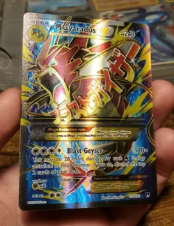 Mega M Gyarados EX Full Art Holo 115/122 XY BREAKpoint Pokemon Card LP+/NM TCG - Image 2