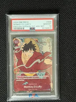 One Piece Trading Card Game Monkey D. Luffy 1st Anniversary English Ver. r# - Image 1