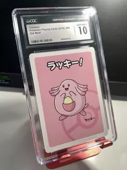 CGC 10 GEM MINT Chansey Old Maid 2019 Japanese Pokemon Card - Image 1