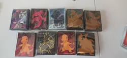 Pokemon TCG 9 Packs Of Card Sleeves From ETBs - Image 1