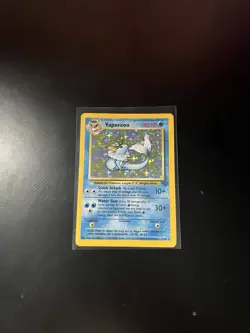 Vaporeon 12/64 Jungle Set HOLO Rare Card Unlimited WOTC Pokemon TCG - Image 1